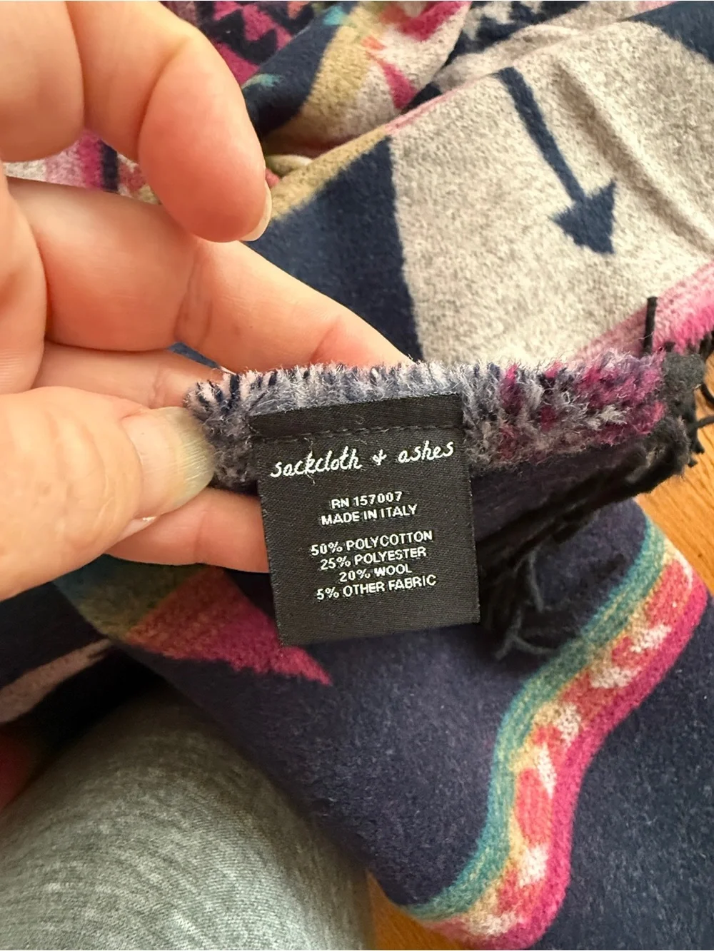 Sackcloth & Ashes southwestern wool blend throw blanket